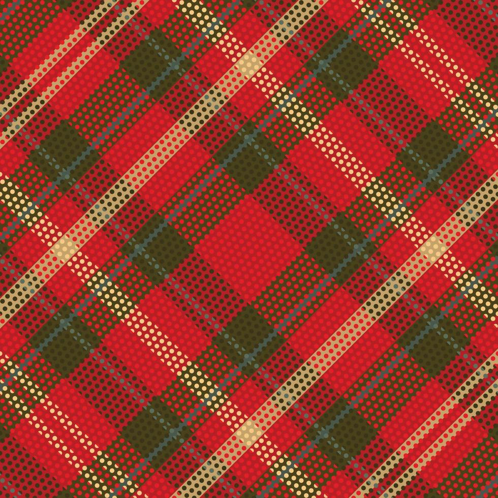 Tartan or plaid halloween color pattern. vector