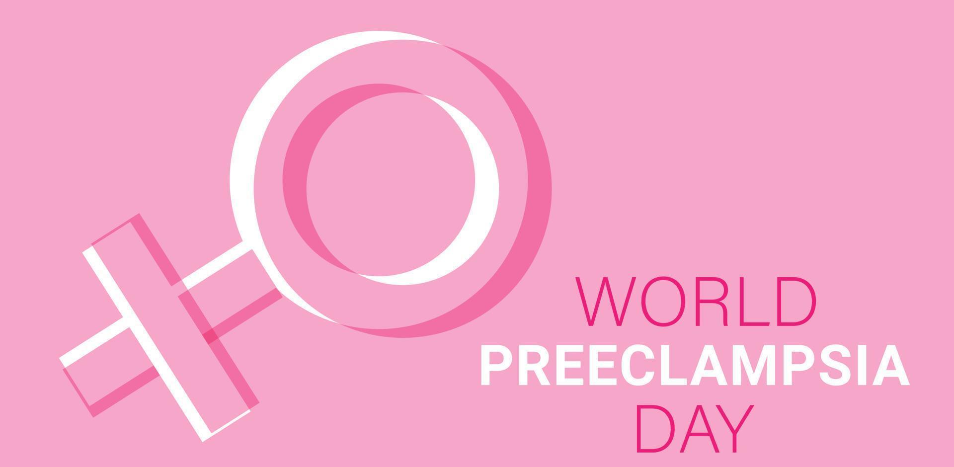 World Preeclampsia day. Template for background, banner, card, poster. vector illustration.