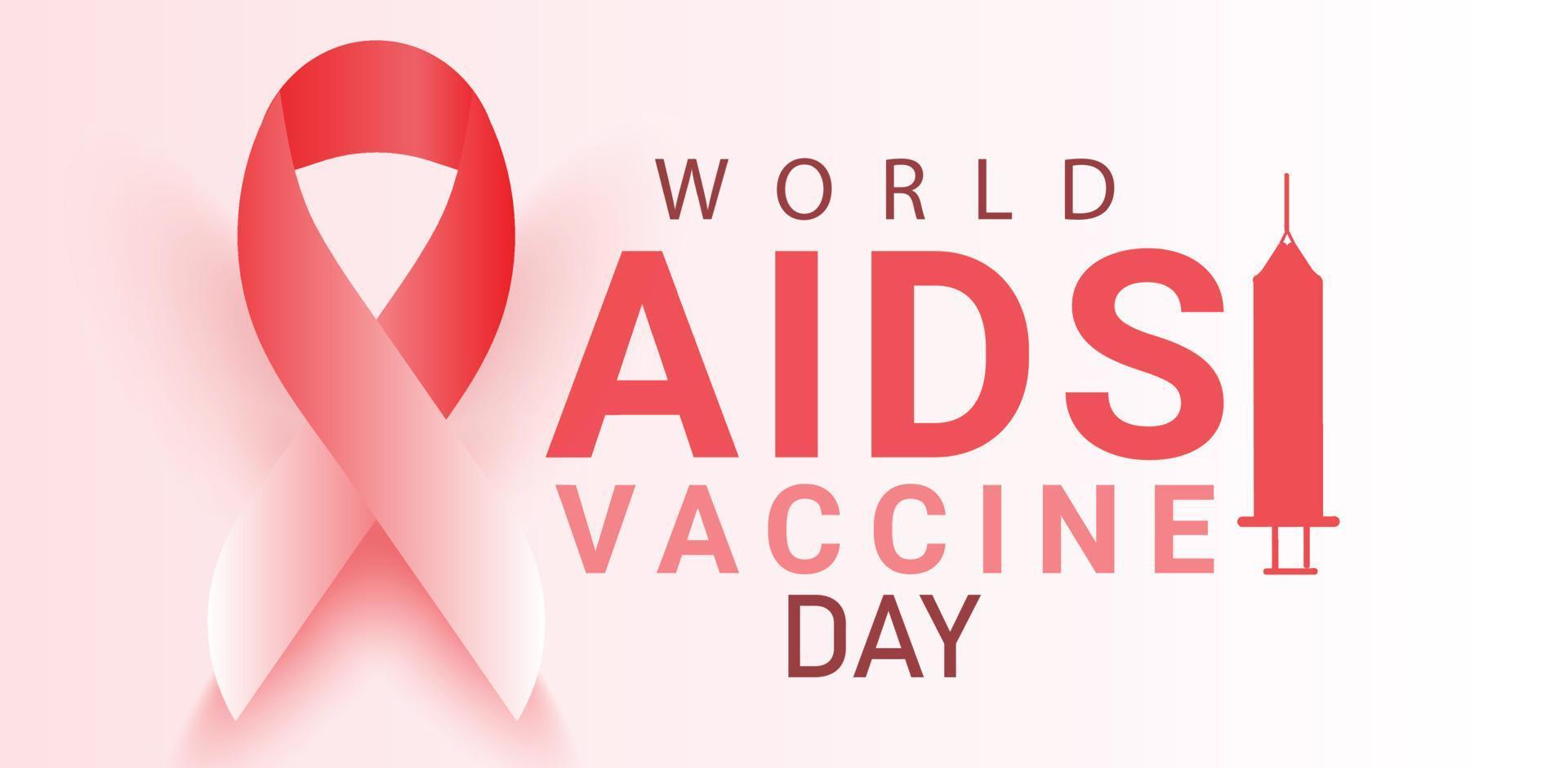 world aids vaccine day. Template for background, banner, card, poster. vector illustration.