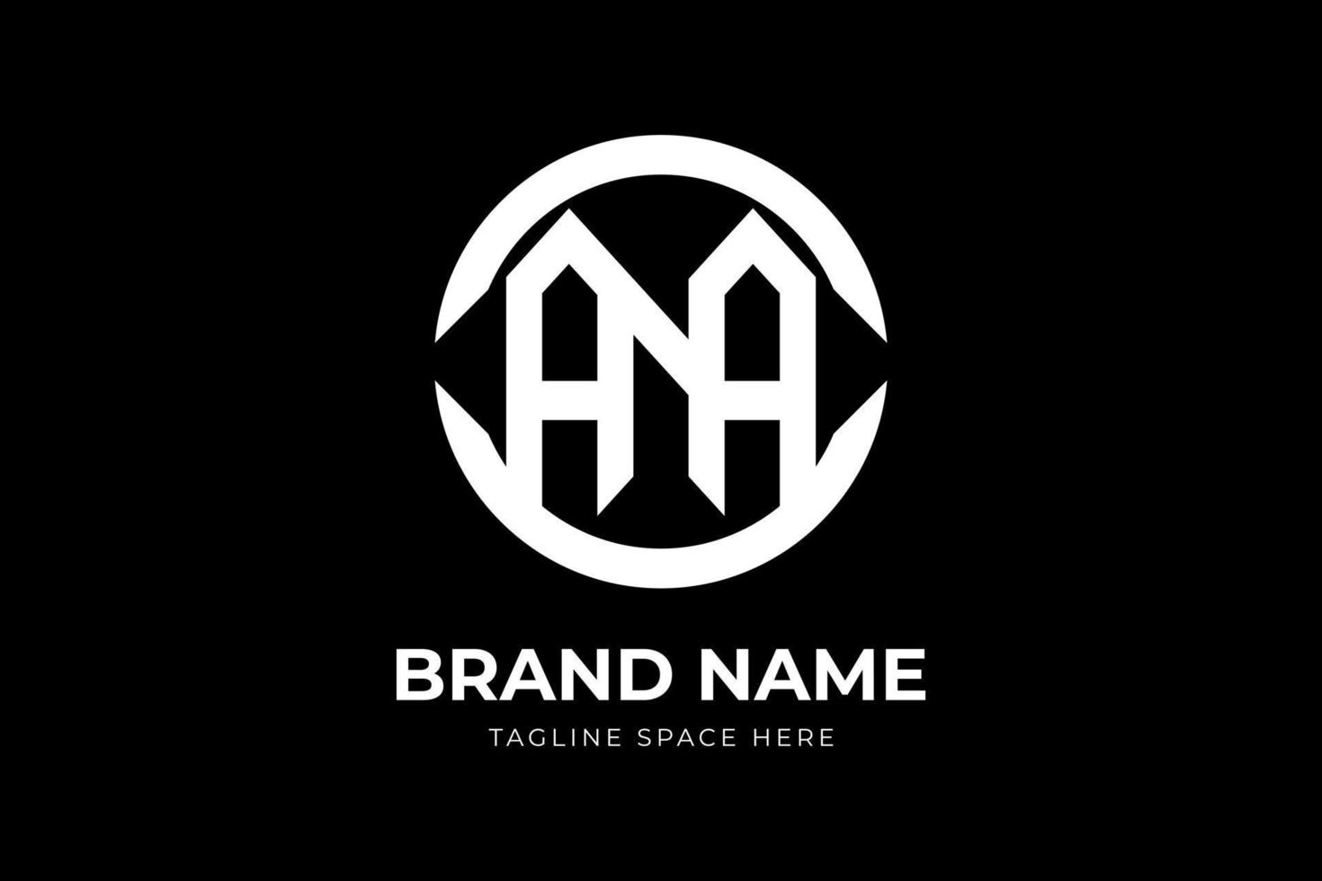 ANA company name initial letters monogram  ANA icon. Letter ANA Logo Icon Vector Design For All Business