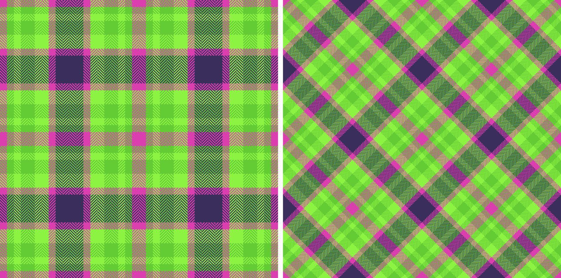 Seamless textile texture. Fabric background vector. Check plaid tartan pattern. vector