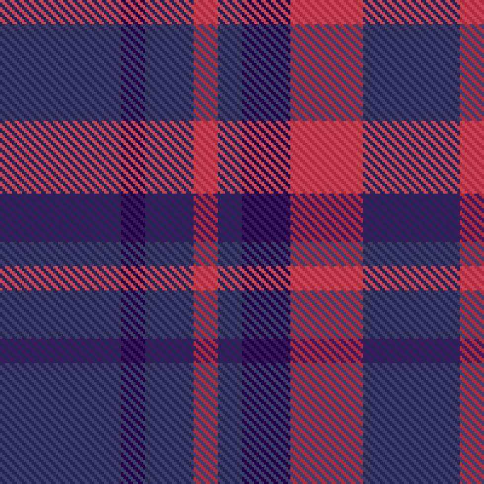 Plaid check seamless. Background textile texture. Fabric tartan pattern vector. vector