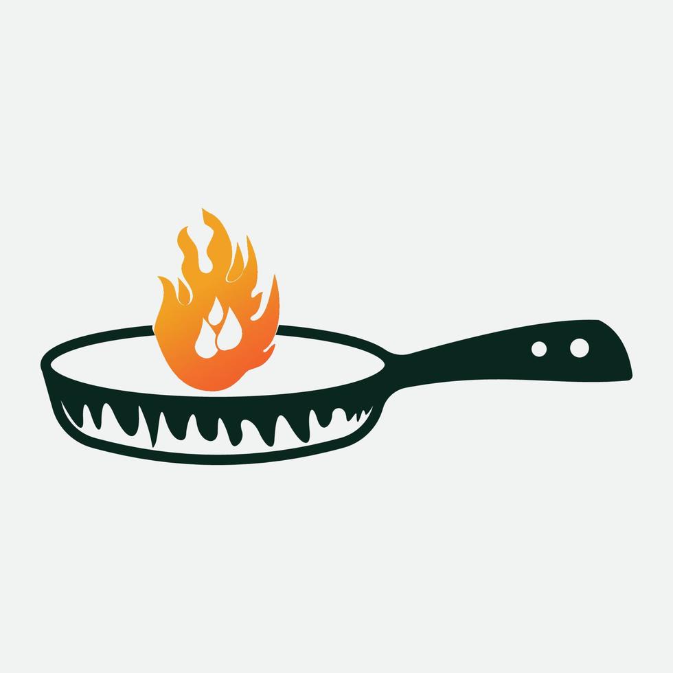 restaurant logo illustration vector