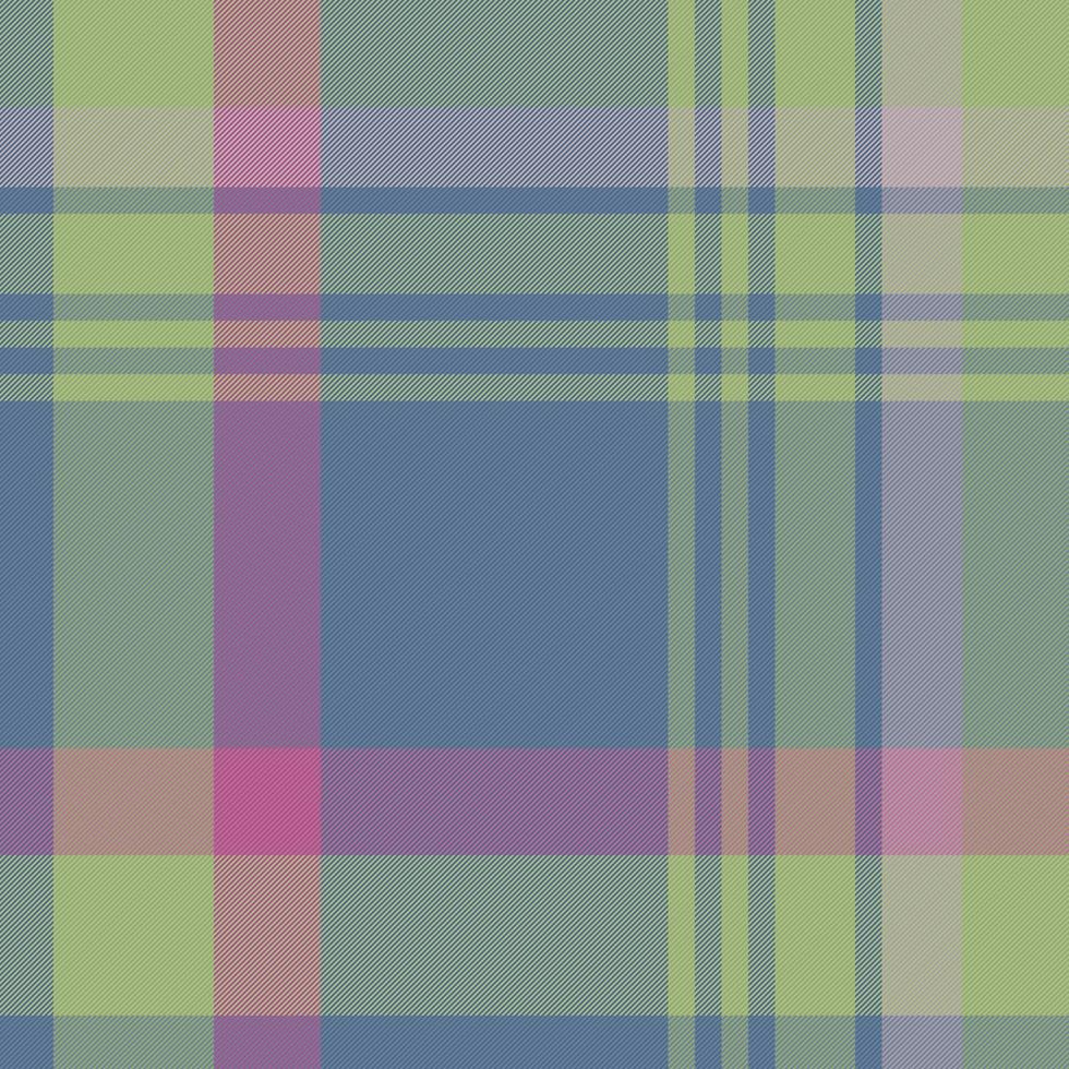 Texture plaid seamless. Textile check fabric. Background tartan pattern vector. vector