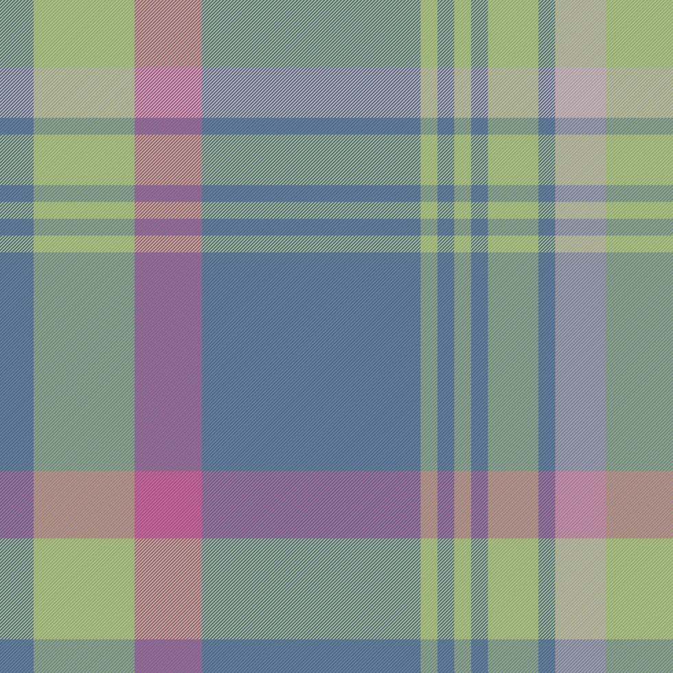 Texture plaid seamless. Textile check fabric. Background tartan pattern vector. vector