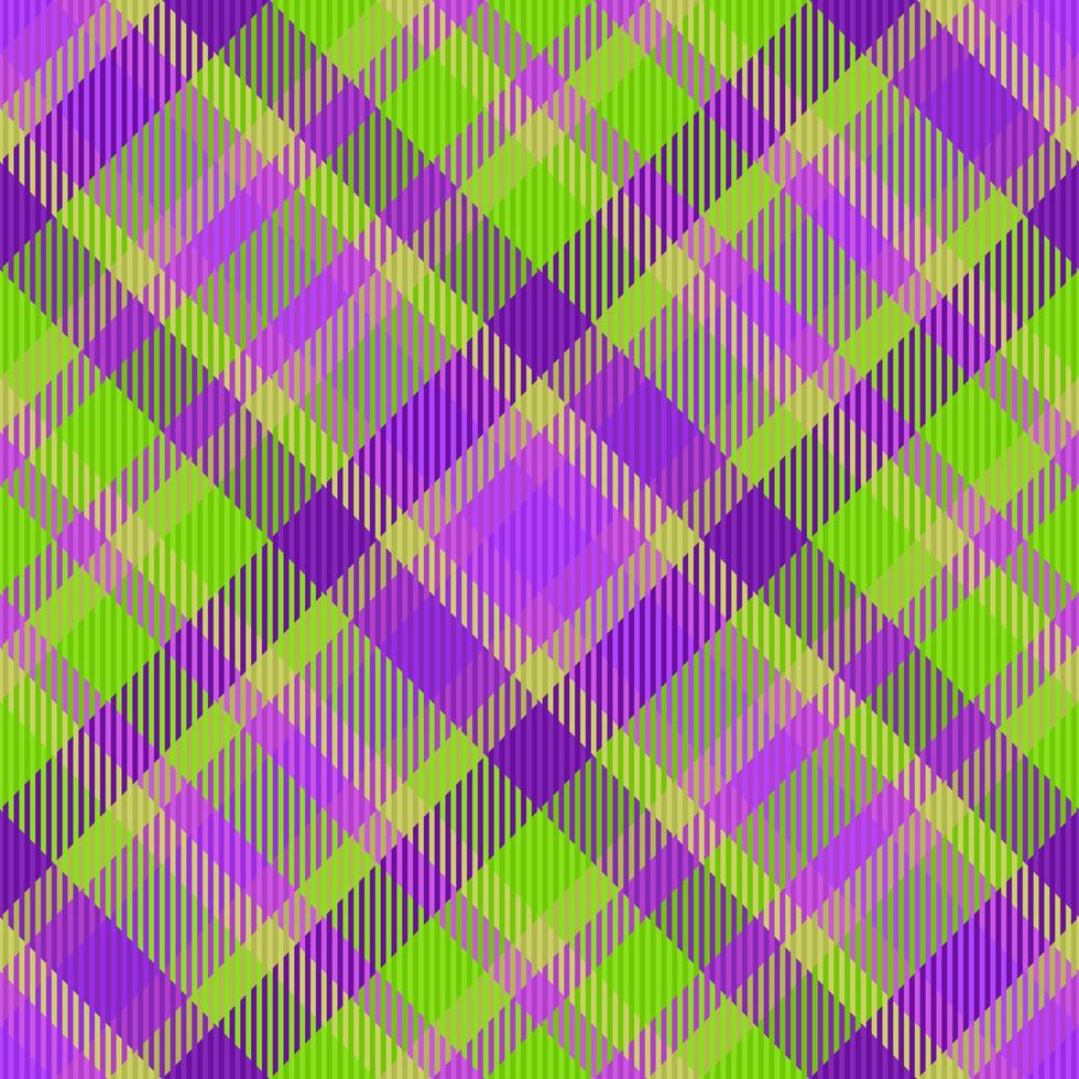 Texture check seamless. Tartan pattern fabric. Textile background vector plaid.