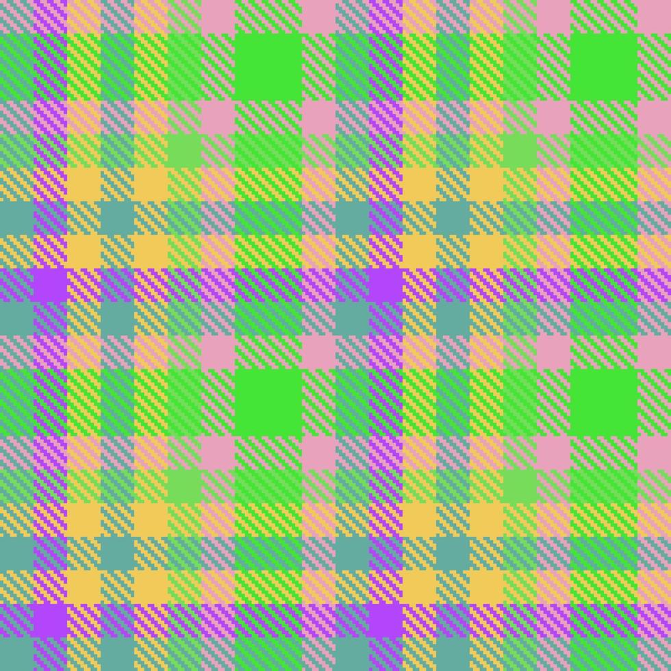 Pattern check tartan. Fabric plaid vector. Texture textile background seamless. vector
