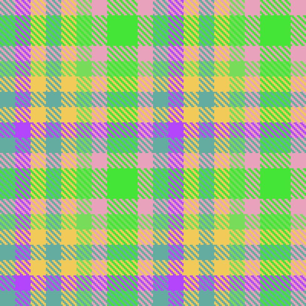 Pattern check tartan. Fabric plaid vector. Texture textile background seamless. vector