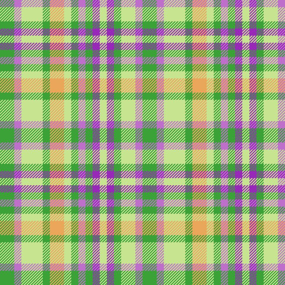 Plaid seamless background. Fabric texture tartan. Textile vector pattern check.