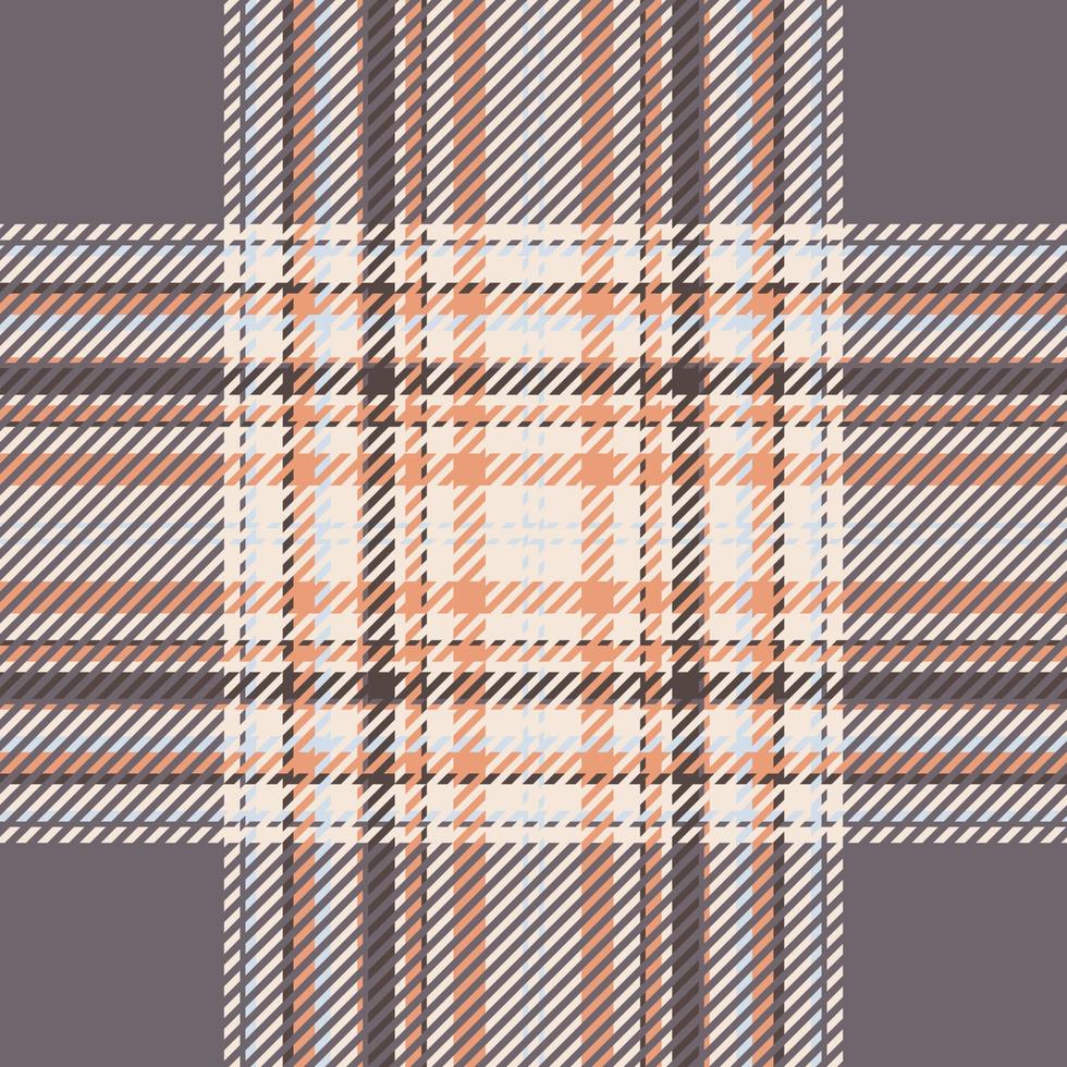 Plaid check pattern. Seamless fabric texture. Tartan textile print. vector