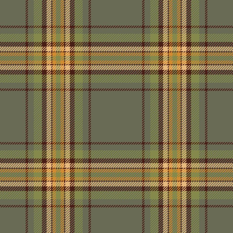 Plaid seamless pattern. Check fabric texture. Vector textile print.