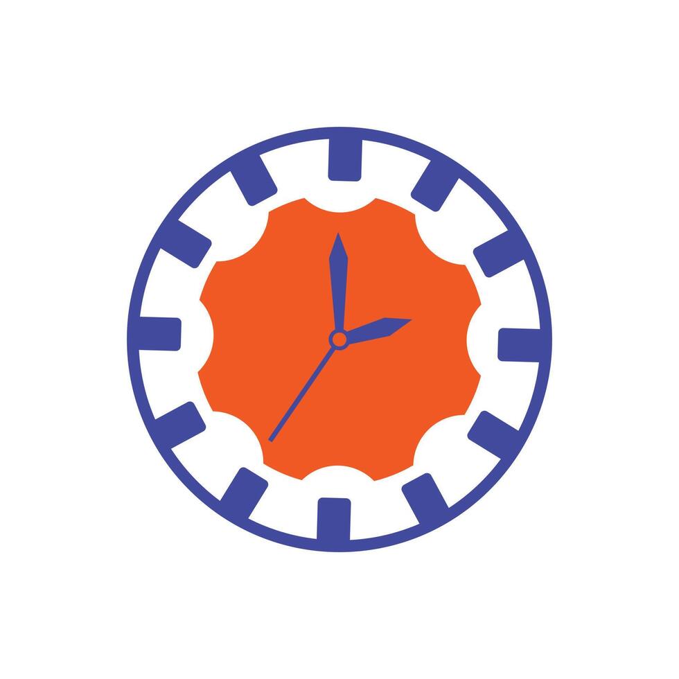 reloj icono. plano diseño estilo moderno vector ilustración en blanco antecedentes.