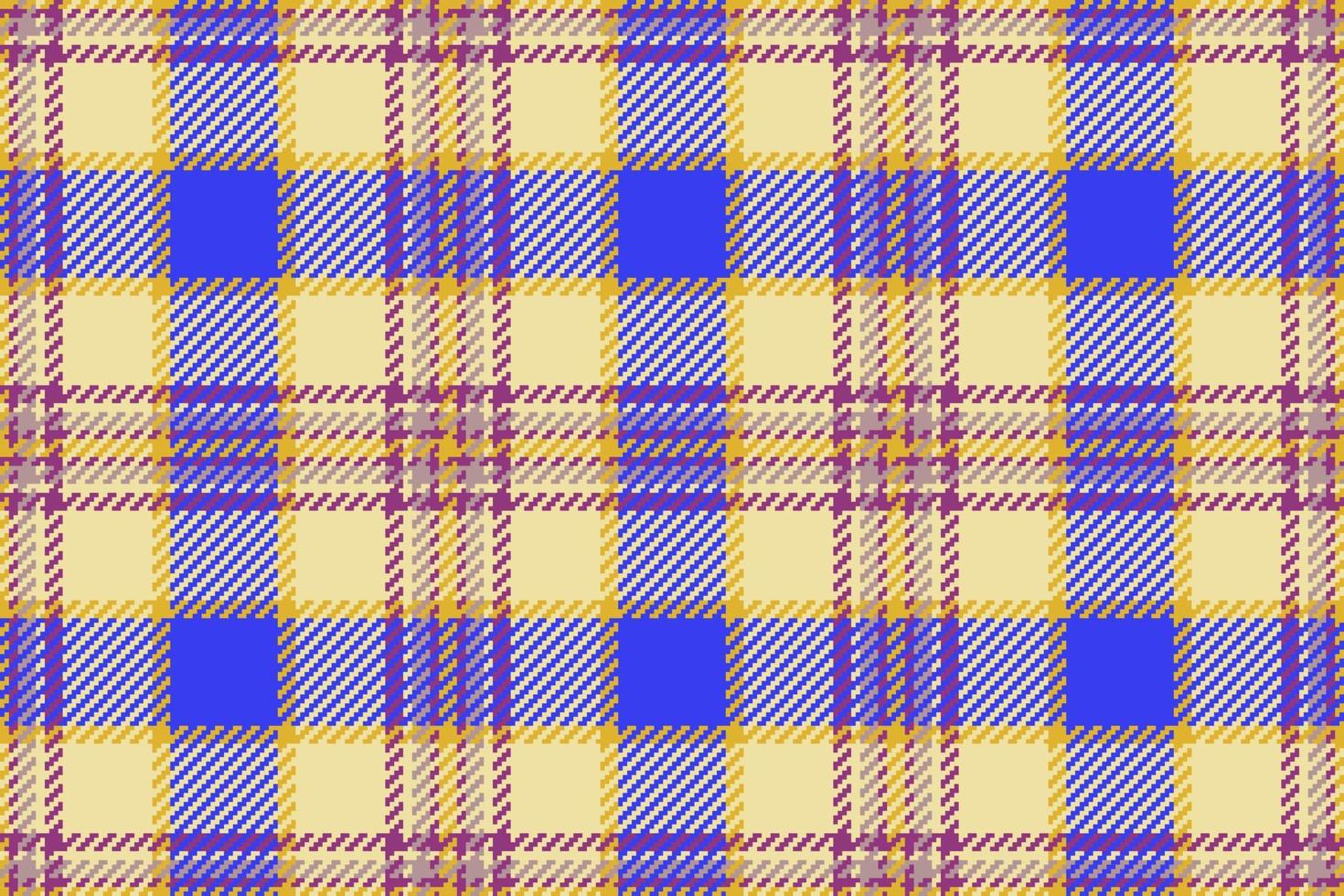 Tartan texture fabric. Plaid vector check. Seamless pattern textile background.