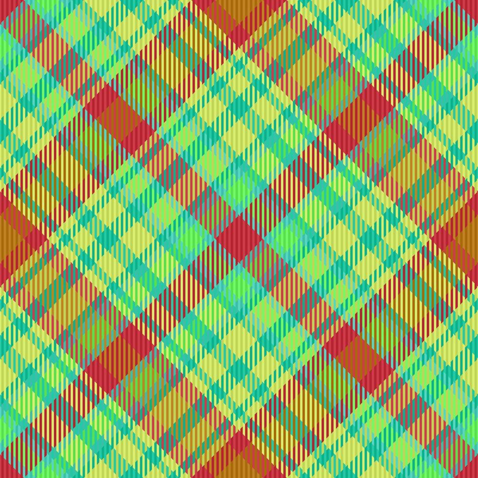Vector textile fabric. Seamless background texture. Plaid pattern tartan check.