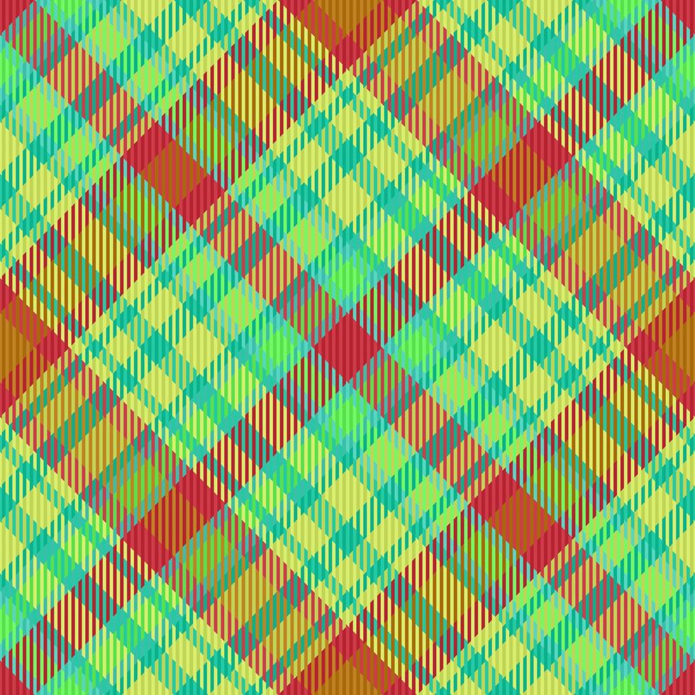 Vector textile fabric. Seamless background texture. Plaid pattern tartan check.