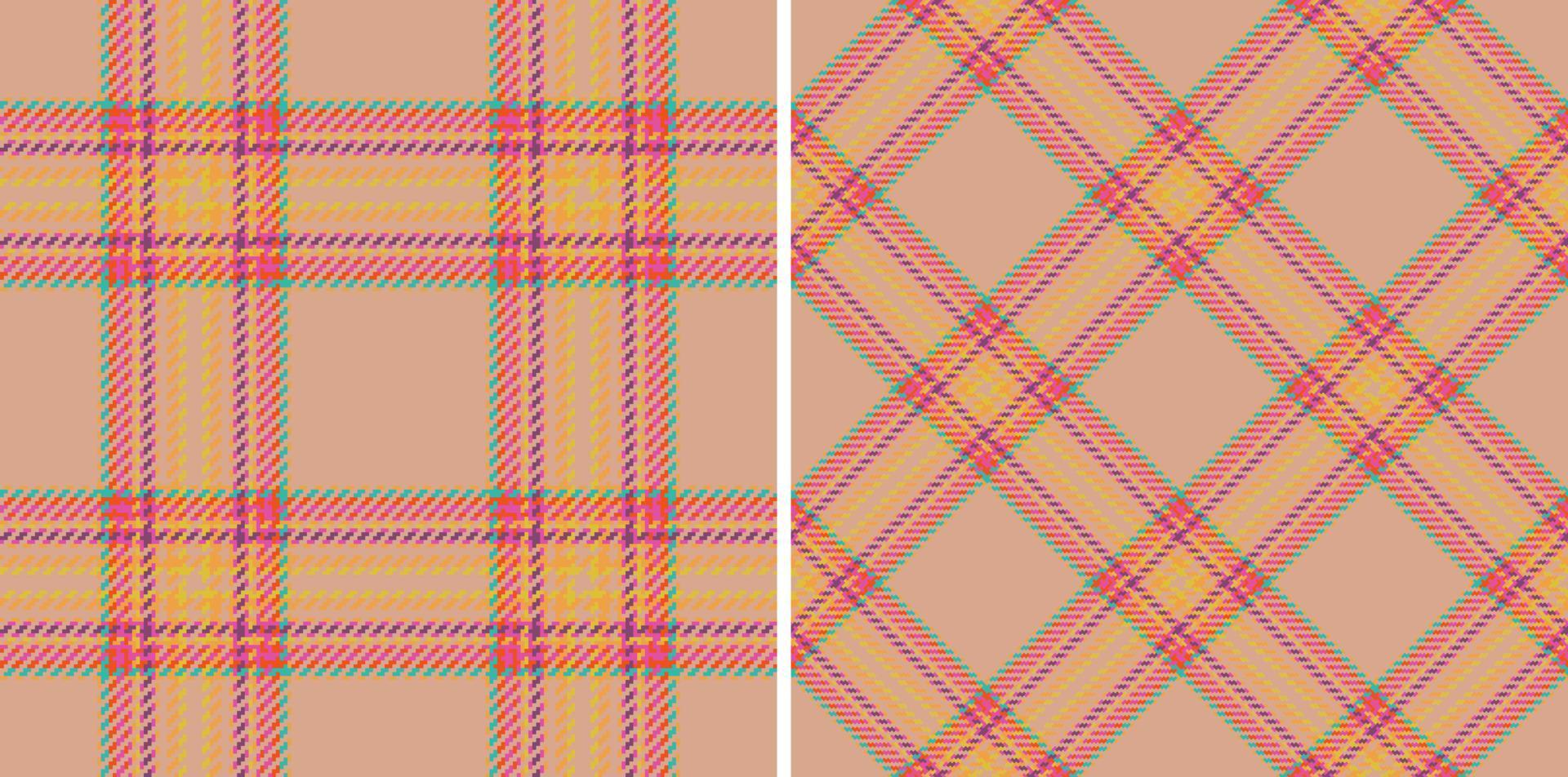 Pattern texture check. Tartan plaid vector. Background textile seamless fabric. vector