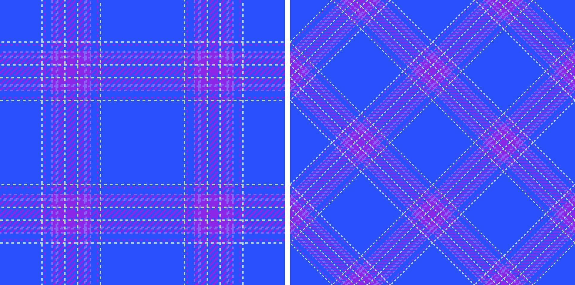 Textile seamless plaid. Pattern vector texture. Fabric background check tartan.