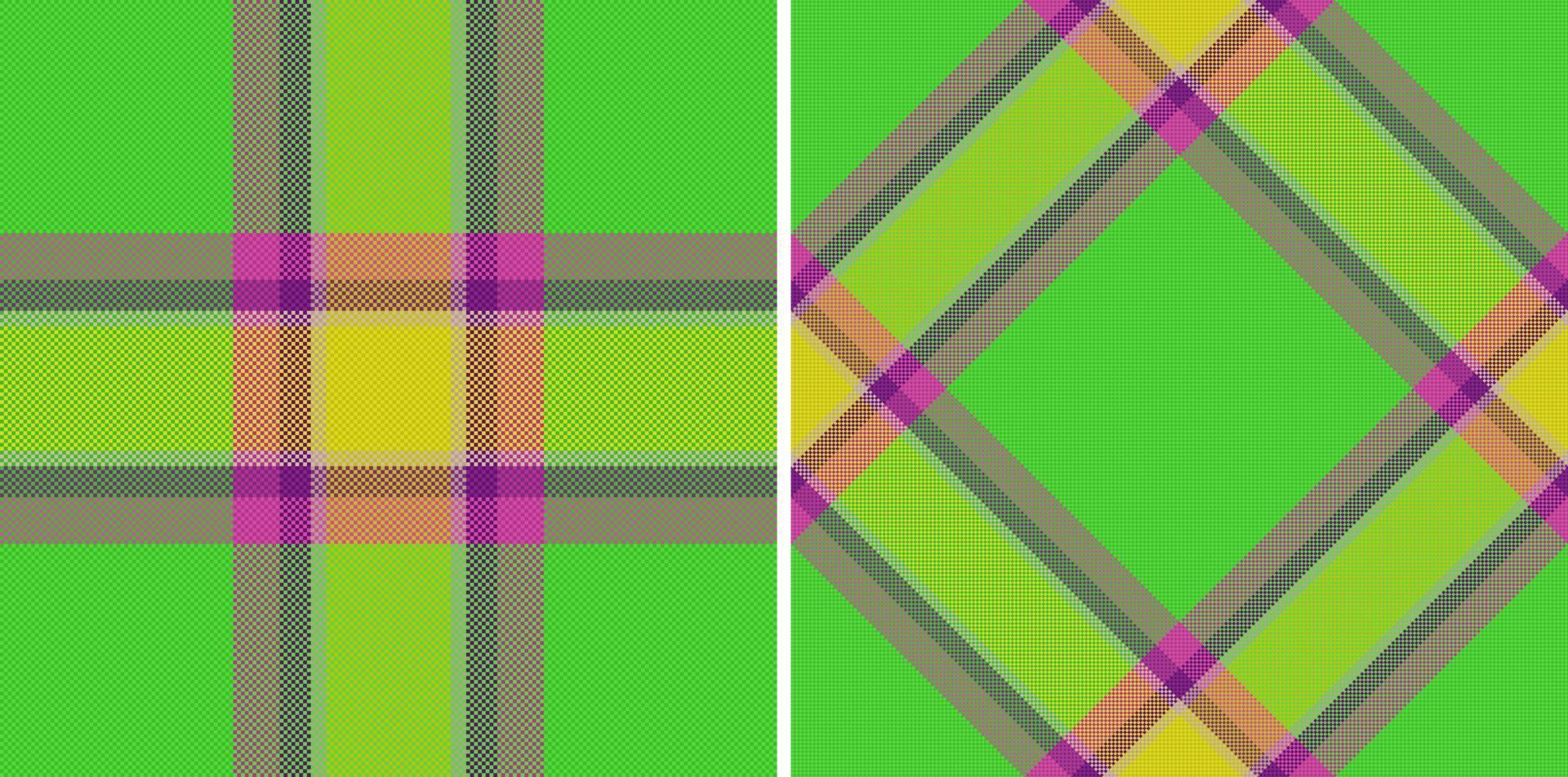 Tartan seamless check. Fabric texture background. Vector pattern plaid textile.