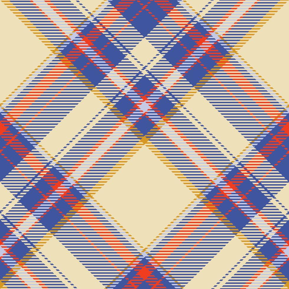 Plaid pattern vector. Check fabric texture. Seamless textile design for clothes, paper print. vector