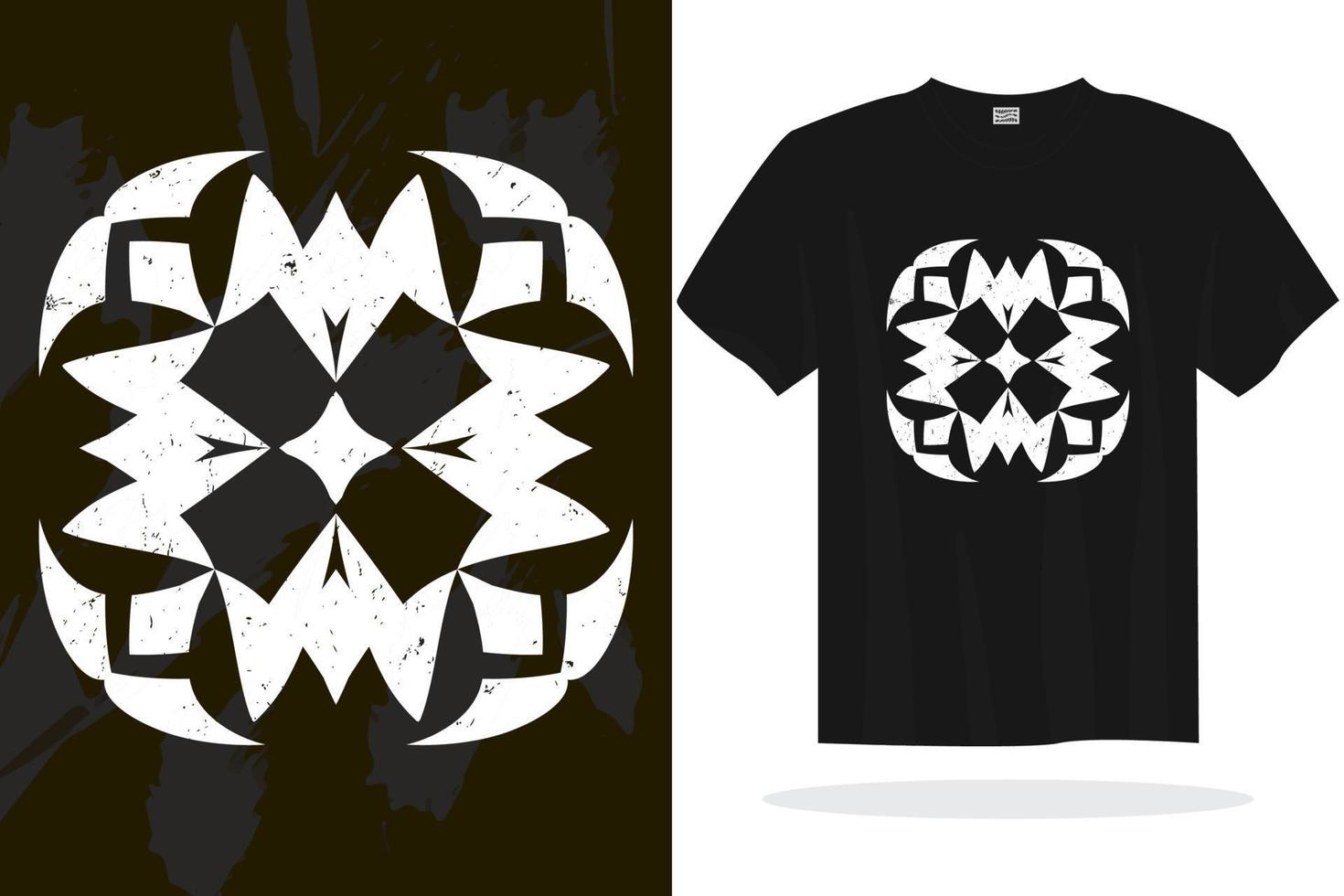 Modern t shirt design with random vector graphics
