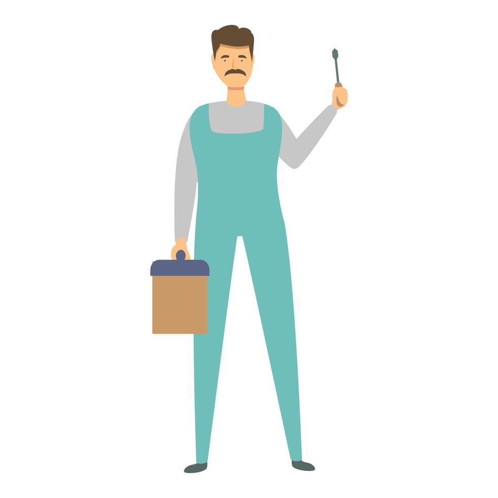 Husband for an hour icon cartoon vector. Work man vector