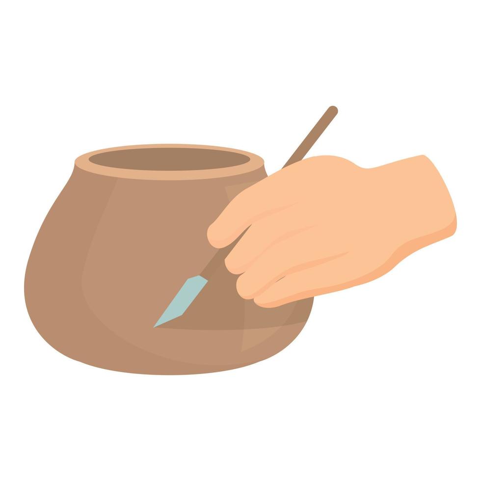 Working class icon cartoon vector. Art day vector