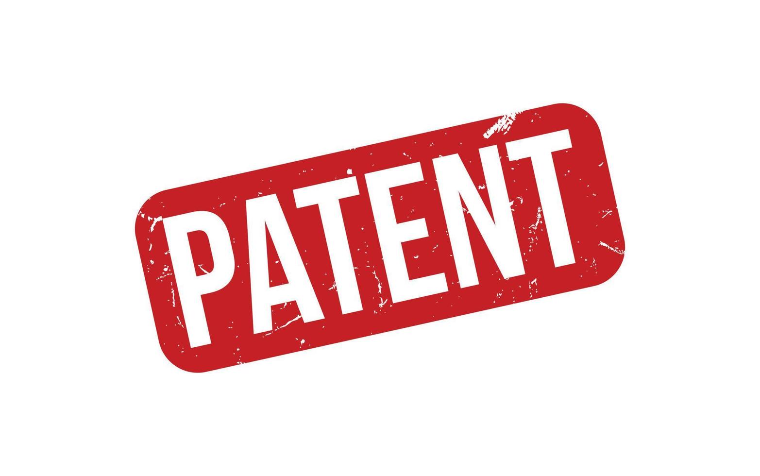 Patent Rubber Stamp Seal Vector