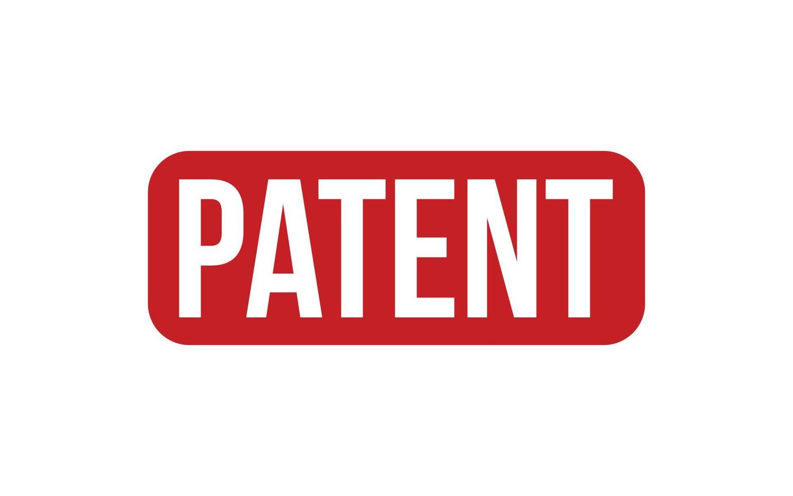 Patent Rubber Stamp Seal Vector