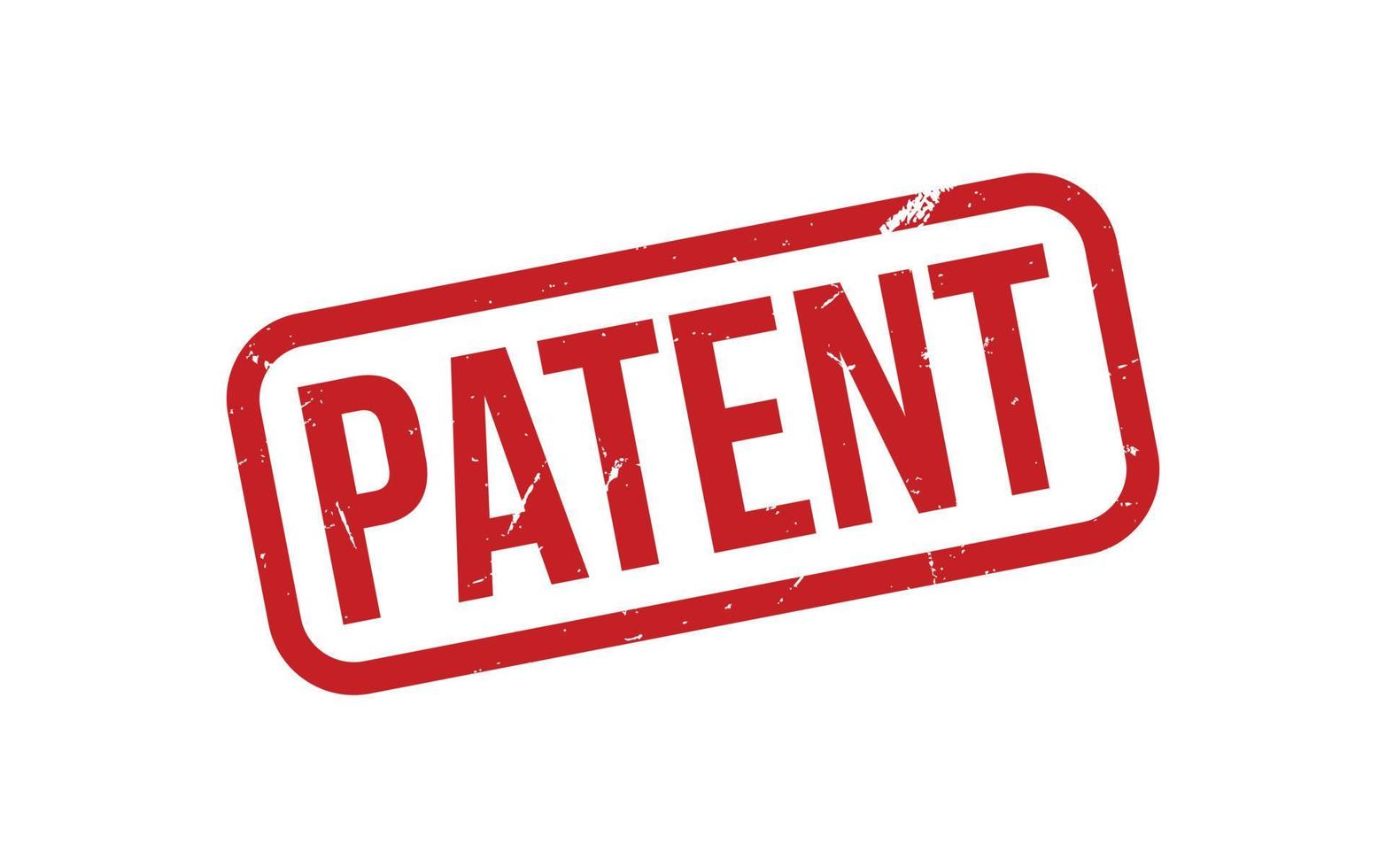 Patent Rubber Stamp Seal Vector