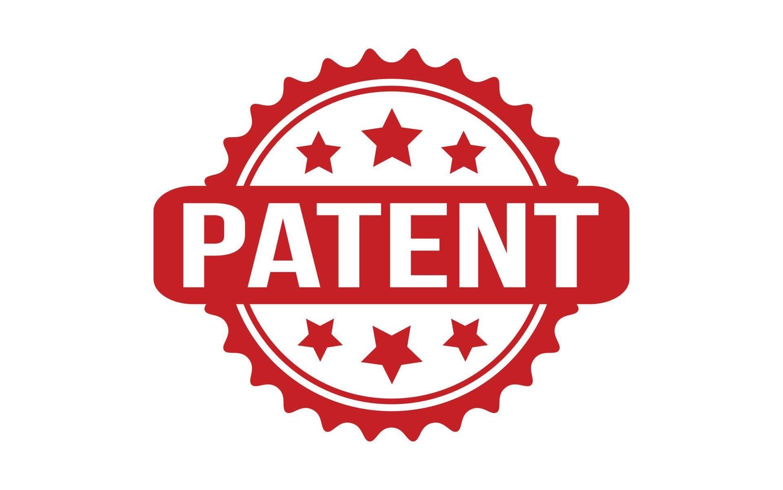 Patent Rubber Stamp Seal Vector