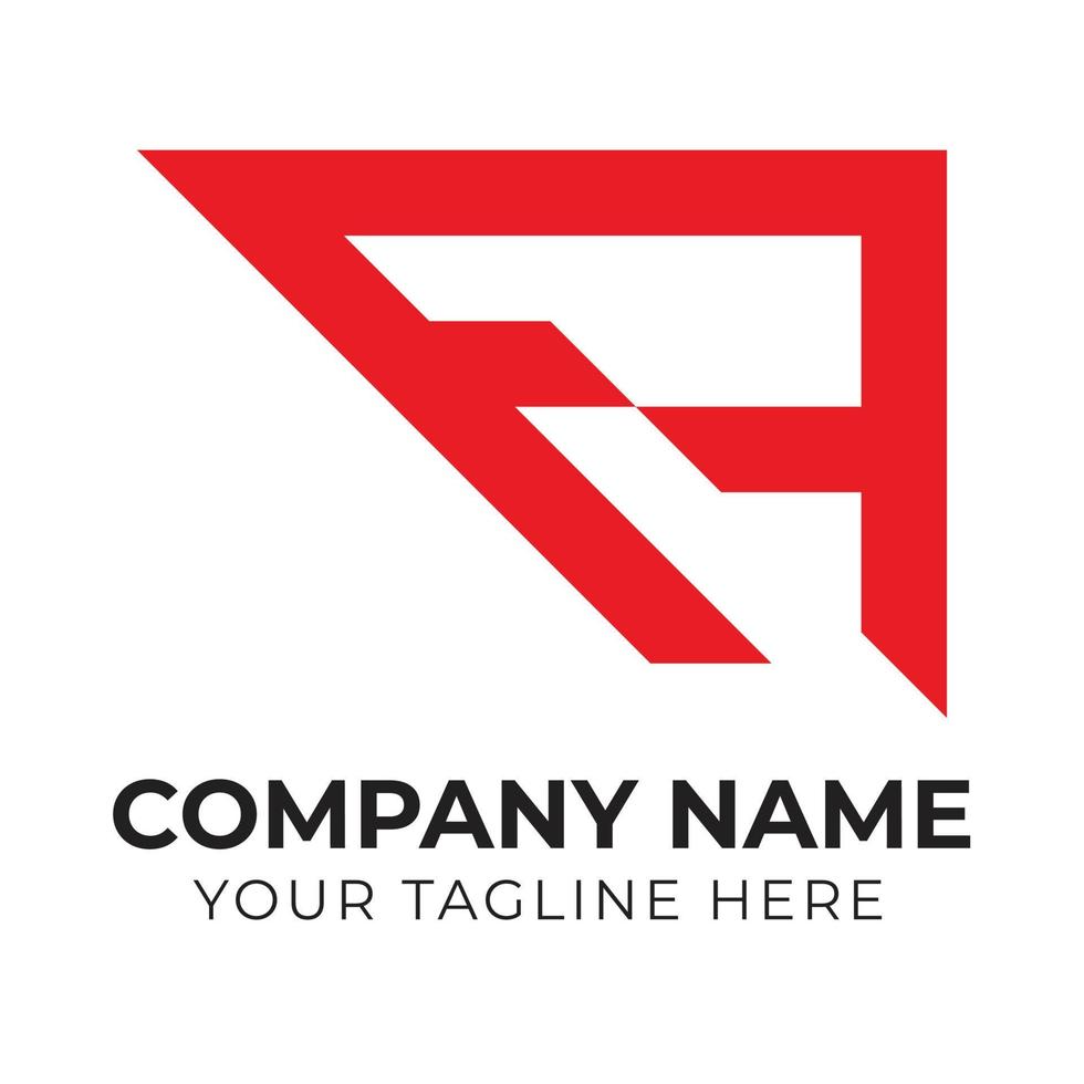 Professional creative modern abstract monogram FF letter business logo design Free Vector