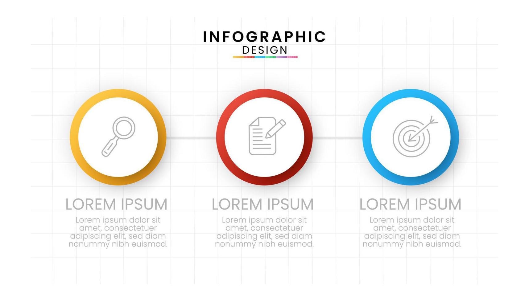 Infographic template for business. Timeline concept with 5 step. vector