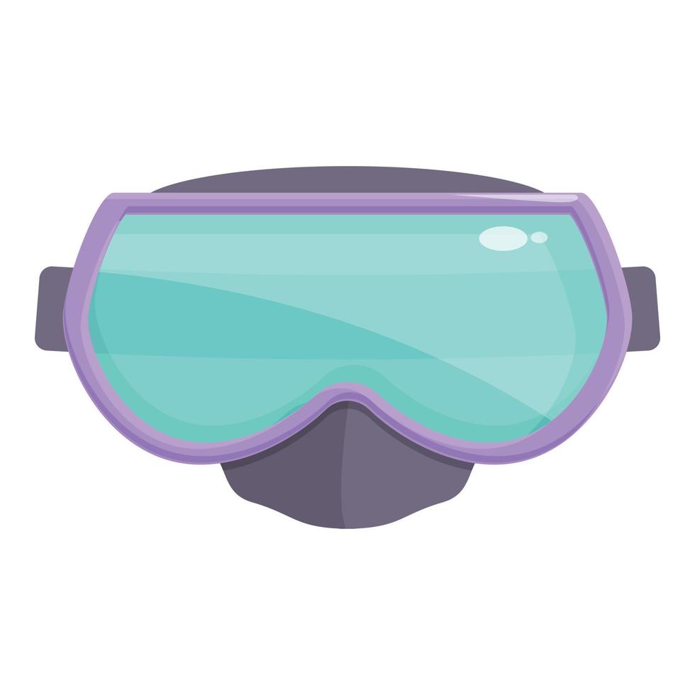 Summer dive mask icon cartoon vector. Snorkel scuba vector