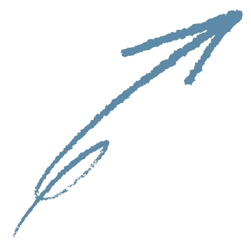 Grunge blue arrow, good for your graphic design resources. vector