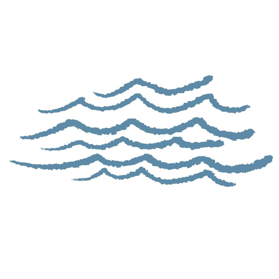 Scribble lines shaped waves, good for your graphic design resources. vector