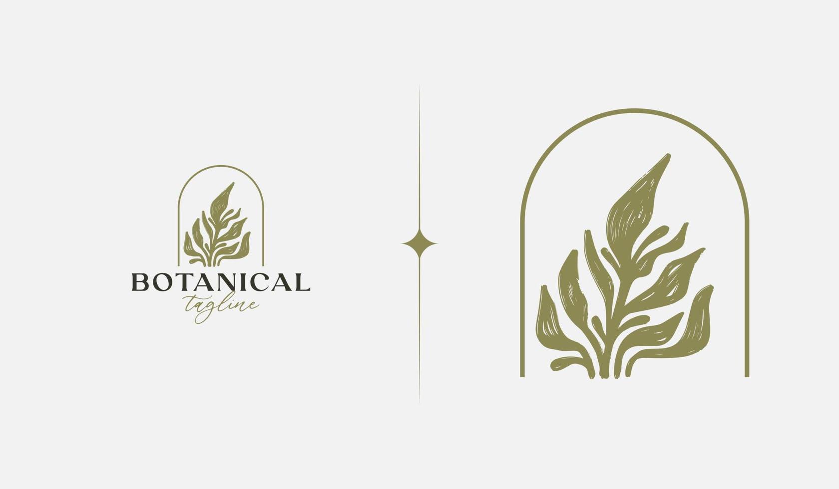 Leaf Flower Tree monoline. Universal creative premium symbol. Vector sign icon logo template. Vector illustration