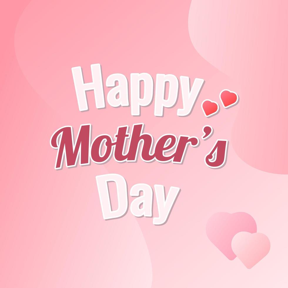 mother's day logo icon in vector illustration, mother's day banner