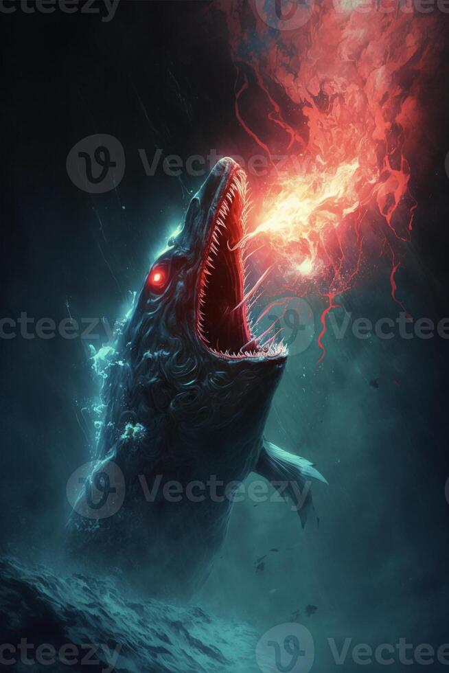 close up of a shark with its mouth open 23114187 Stock Photo at Vecteezy