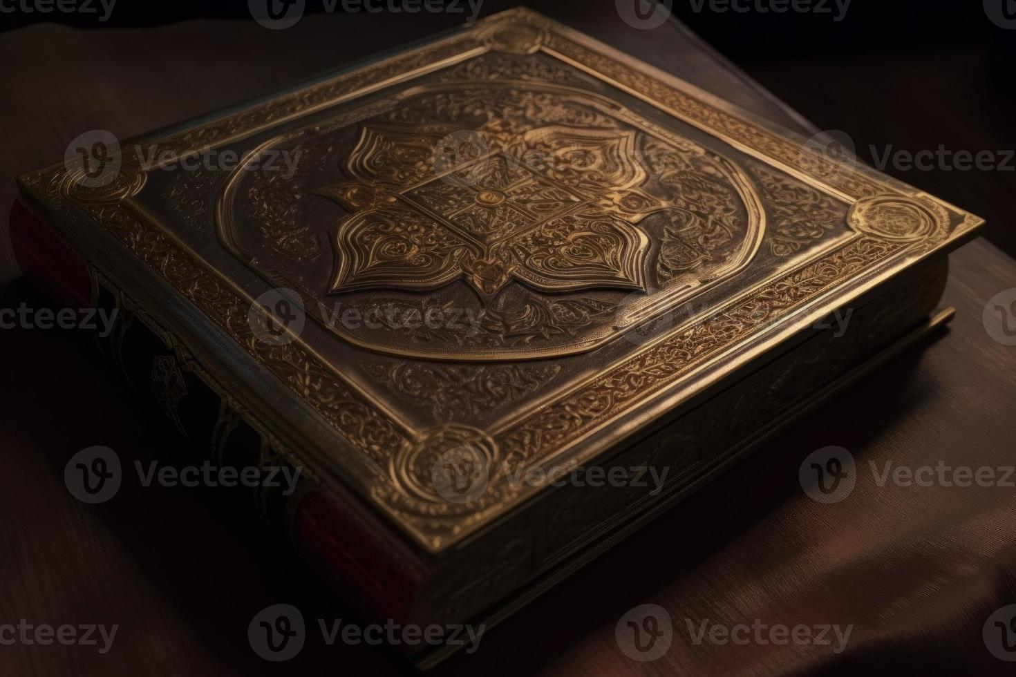 Ornate book. Generate Ai photo