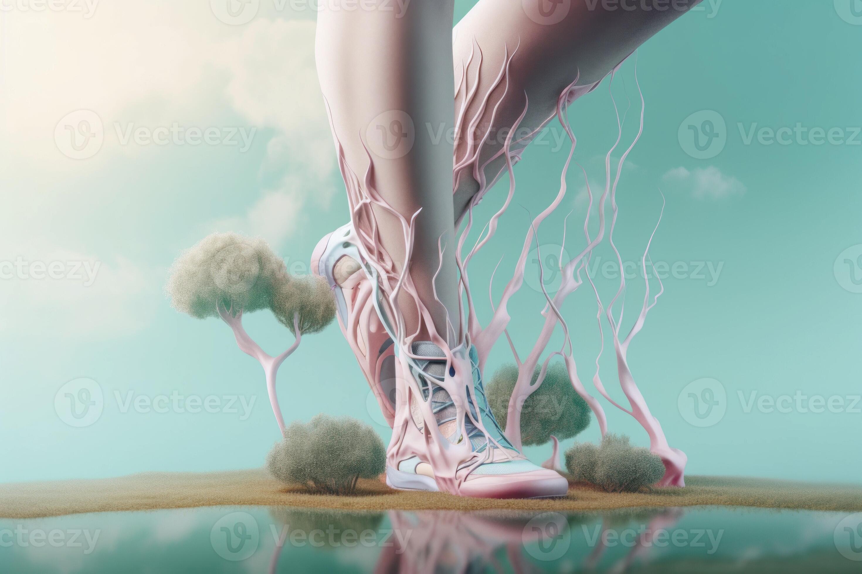 Varicose veins legs trees. Generate Ai 23116395 Stock Photo at Vecteezy