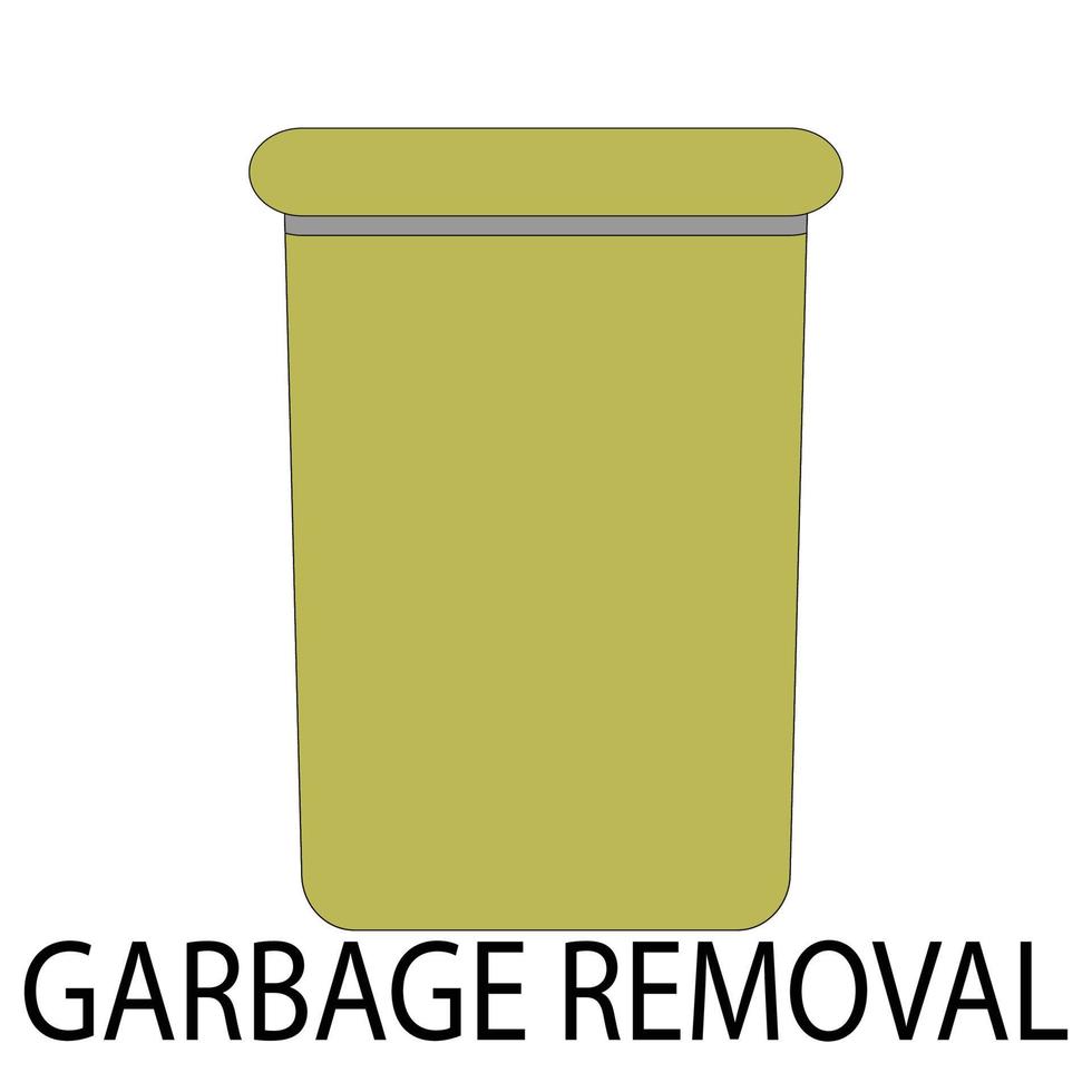 Garbage removal icon vector