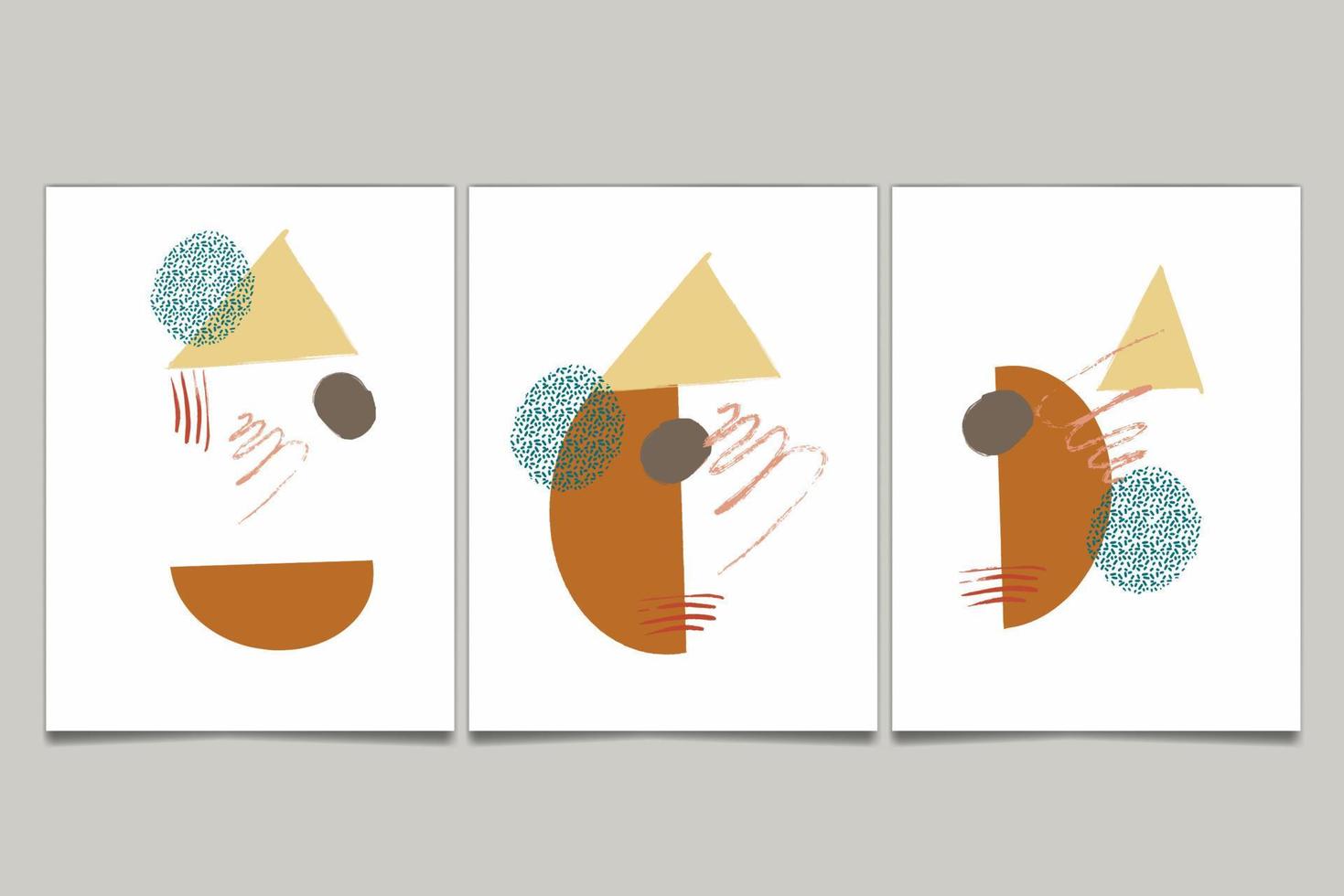 Wall painting for decoration vector