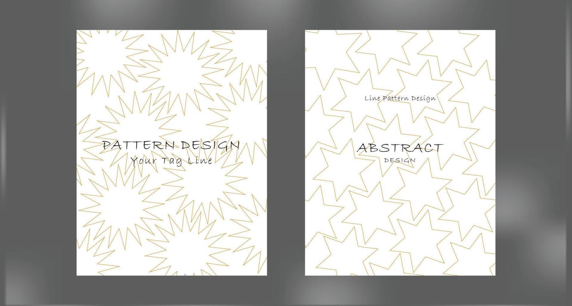 trendy cover with crystals and golden lines vector