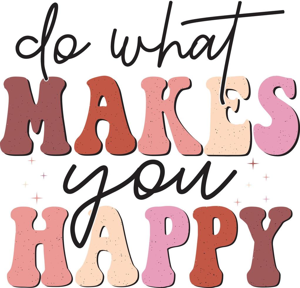 Trendy Phrases Design vector