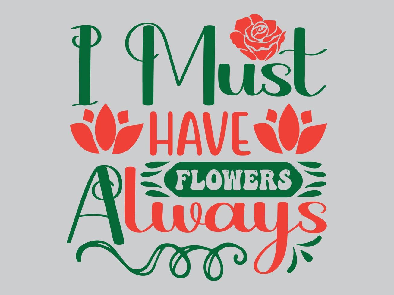 Flowers T shirt Design File vector