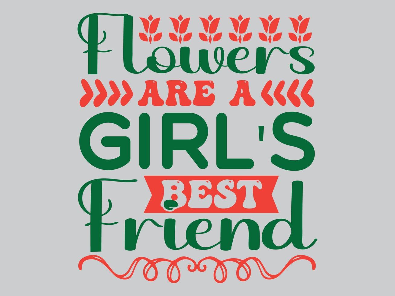 Flowers T shirt Design File vector