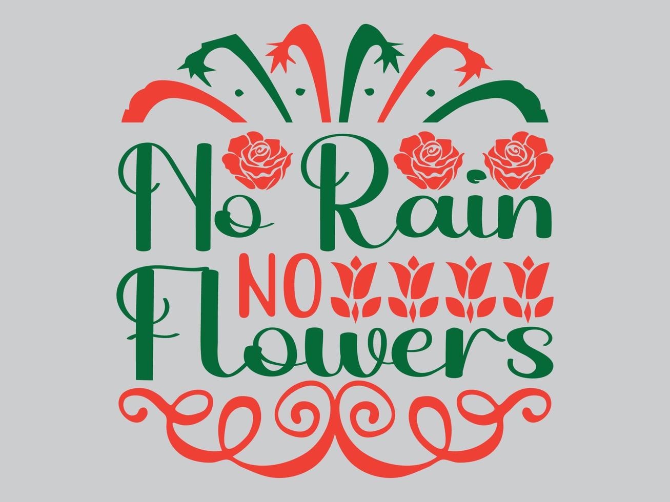 Flowers T shirt Design File vector