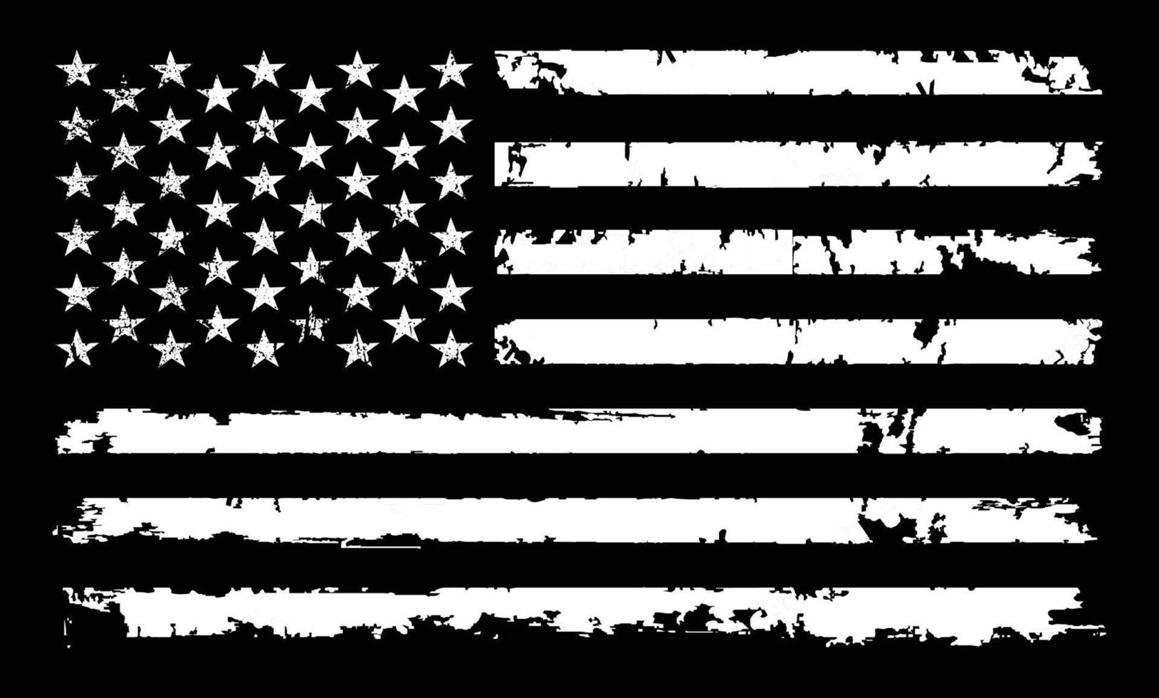 USA Distressed Flag Design vector