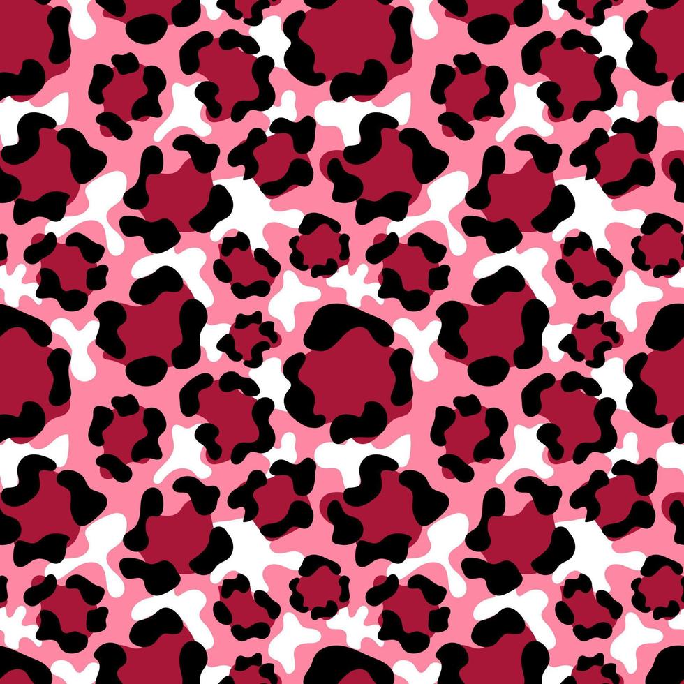 leopardo piel sin costura modelo en de moda colores vector