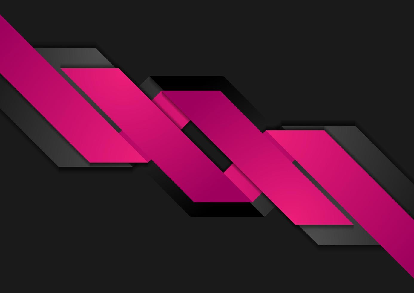 Black purple abstract geometric corporate background vector